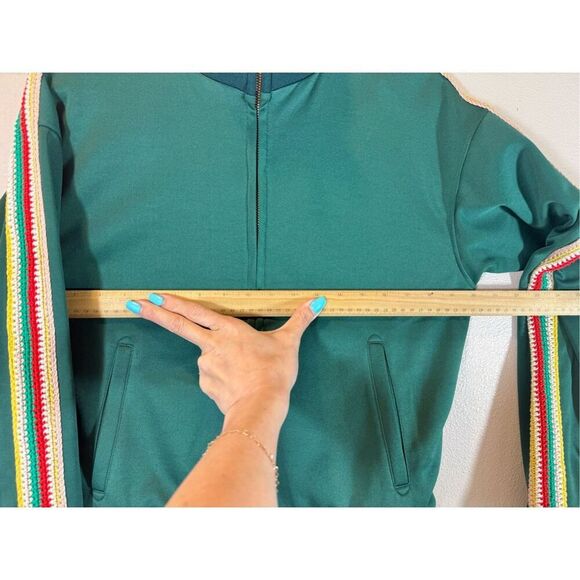 NWT Wales Bonner Rare Crochet Striped Green Top & Bottom Track Suit Men’s M - Picture 9 of 16